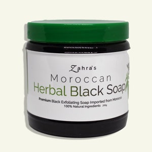 Moroccan Herbal Beldi Soap - All-Natural and Handmade Exfoliating Black Soap Imported from Morocco