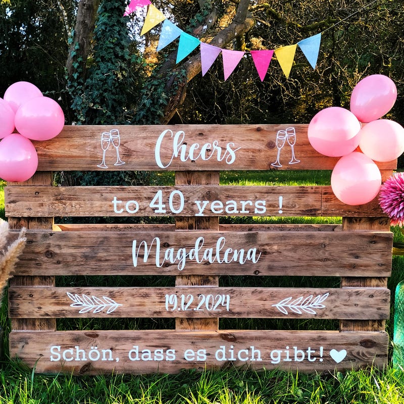 40 geburtstag schilder Etsy.de