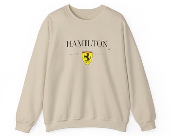 Lewis Hamilton Ferrari Formula 1 F1 Racing Crew Sweatshirt