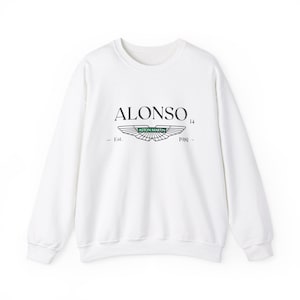 Formula One F1 Aston Martin Fernando Alonso Unisex Heavy Blend Crewneck Sweatshirt