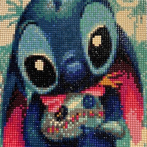 Lilo Stitch Disney 5D Diamond Painting AB Cartoon Full Drill Embroidery  Rhinestone Kit Pictures DIY Interstellar Baby Home Decor