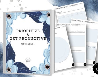 Project Planner Worksheet, Productivity Brain Dump (PDF)