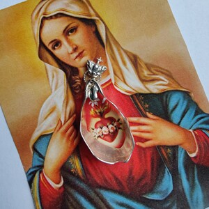 Ciondolo Madre di Dio / Collana in argento sterling con simbolismo femminile