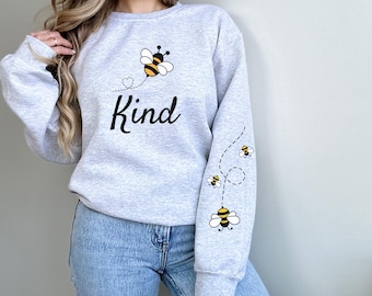 Bee Kind PNG | Bumble Bee Clipart, Positive Quote (Digital Download)