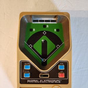 Mattel electronic baseball game cheap