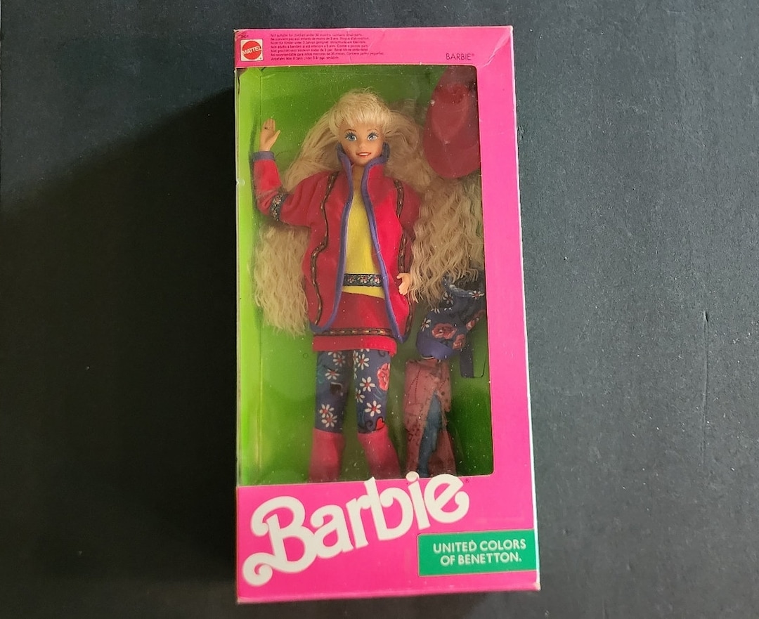 RARE 1990 Barbie - United Colors of Benetton #9407 NIB NRFB - Etsy