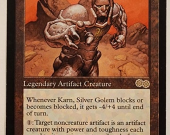 MTG - Magic the Gathering - Urza's Saga - Karn, Silver Golem