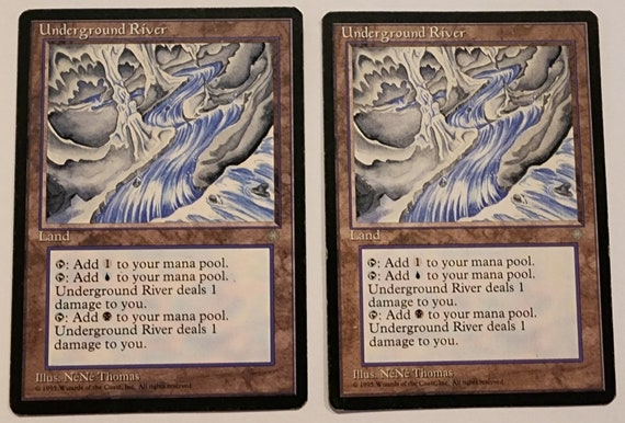 MTG - Magic the Gathering - Ice Age - Underground River