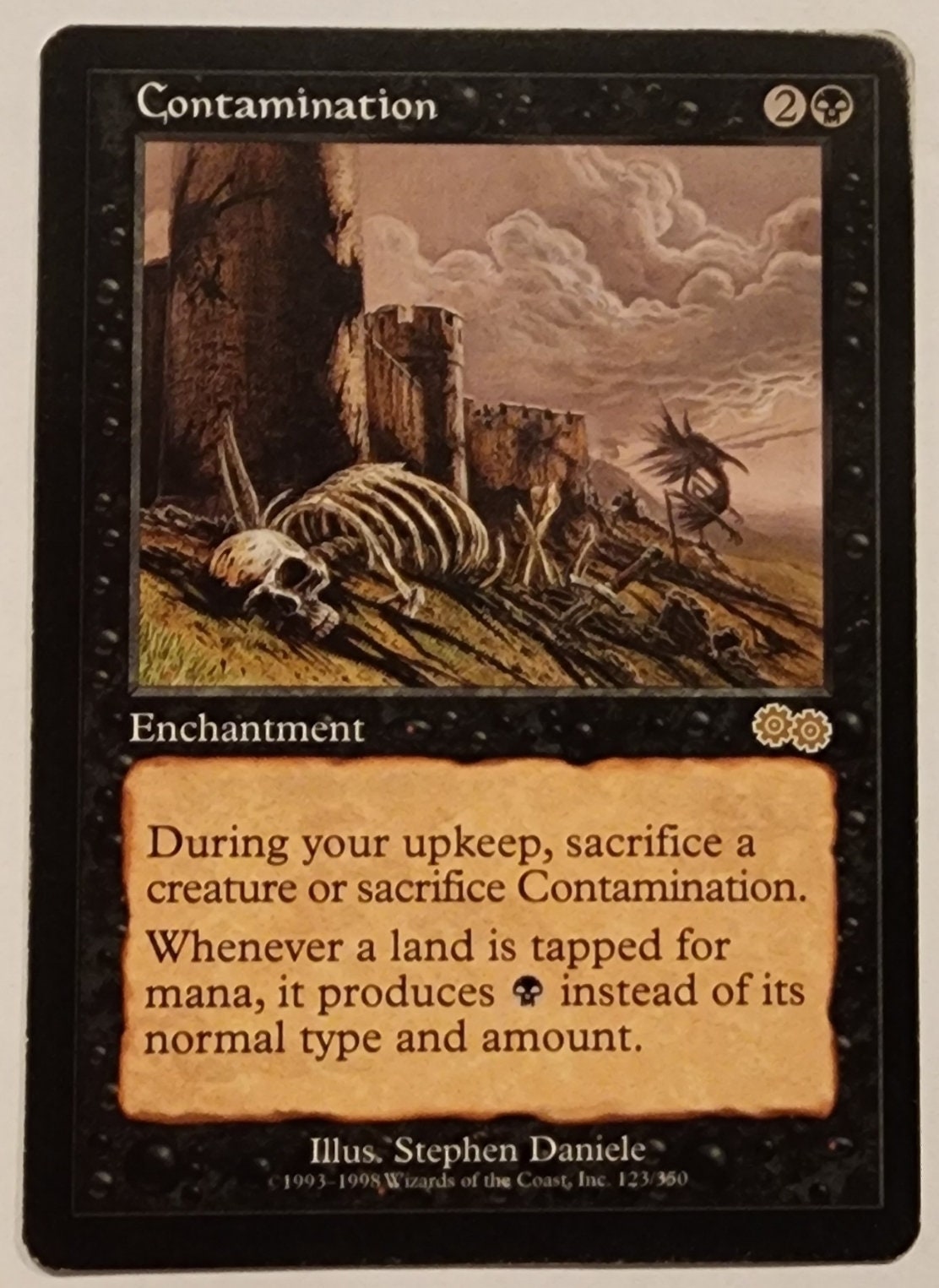 MTG - Magic the Gathering - Urza's Saga - Contamination - Lightly