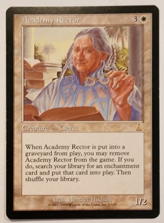 MTG - Magic the Gathering - Urza's Destiny - Academy Rector