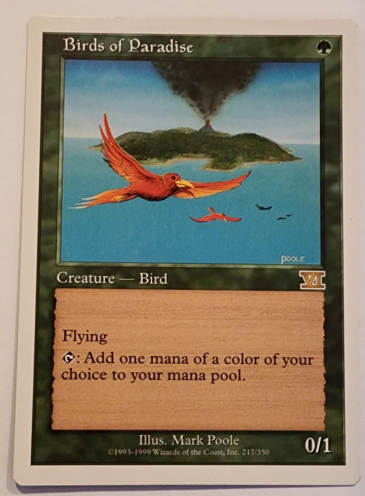 MTG - Magic the Gathering - 6th Edition - Birds of Paradise