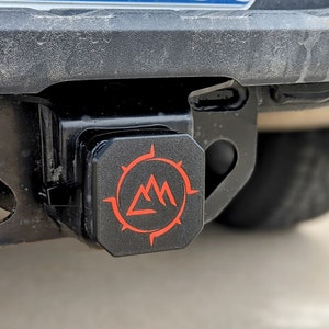 Custom Logo/Text Toyota Tacoma 3rd Gen Hitch Cover Insert 2016-2023- Tacoma Accessories 3rd Gen | Modifications | Multi-Colored Text Options
