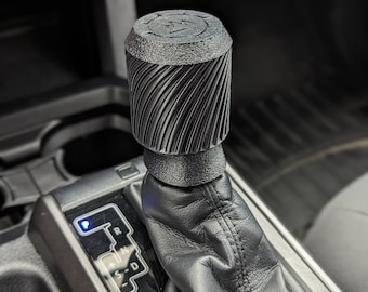 Swirl Toyota Tacoma 3rd Gen (2016-2023) AT Shift Knob -  Tacoma Accessories 3rd Gen | Modifications | Matte Black | Rugged | Easy Install