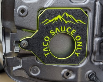 Personalized Toyota Tacoma 3rd Gen (2016-2023) Gas Cap Holder - Tacoma Accessories 3rd Gen | Modifications | Multi-Colored Text Options