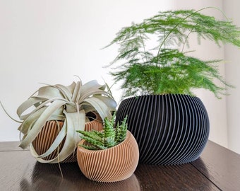 URCHIN - Geometric Planter | Modern Planter | 3D Printed Planter | Flower Pot