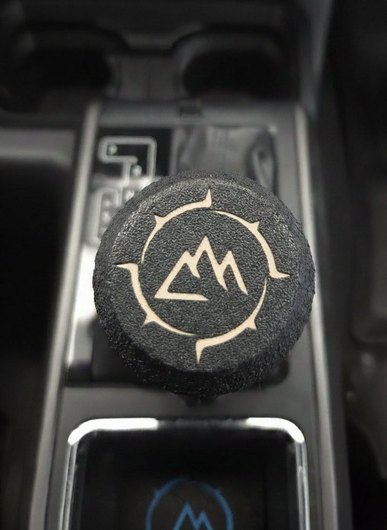 Knurled Toyota Tacoma 3rd Gen (2016-2023) AT Shift Knob - Tacoma Accessories 3rd Gen | Modifications | Matte Black | Rugged | Easy Install Tan