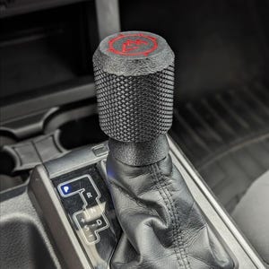 Knurled Toyota Tacoma 3rd Gen (2016-2023) AT Shift Knob - Tacoma Accessories 3rd Gen | Modifications | Matte Black | Rugged | Easy Install