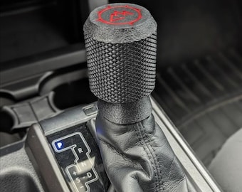 Knurled Toyota Tacoma 3rd Gen (2016-2023) AT Shift Knob - Tacoma Accessories 3rd Gen | Modifications | Matte Black | Rugged | Easy Install