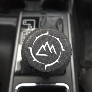 Knurled Toyota Tacoma 3rd Gen (2016-2023) AT Shift Knob - Tacoma Accessories 3rd Gen | Modifications | Matte Black | Rugged | Easy Install White