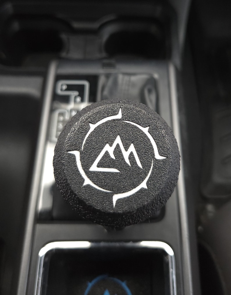 Knurled Toyota Tacoma 3rd Gen (2016-2023) AT Shift Knob - Tacoma Accessories 3rd Gen | Modifications | Matte Black | Rugged | Easy Install White