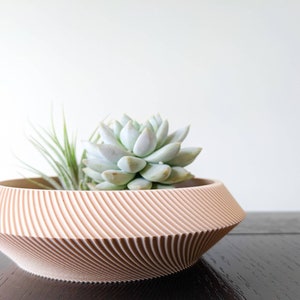 Geometric Planter - UFO - Modern | Indoor Pot | 3D Printed | Décor