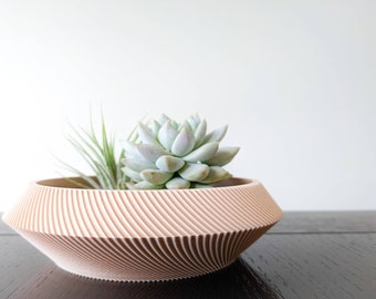 Geometric Planter - UFO - Modern | Indoor Pot | 3D Printed | Décor