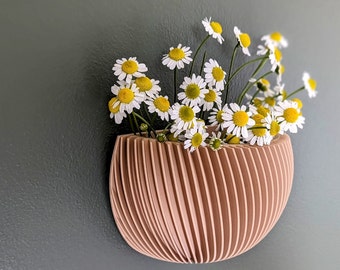 WALL URCHIN - Geometric Planter | Modern Wall Planter | 3D Printed Planter | Flower Pot