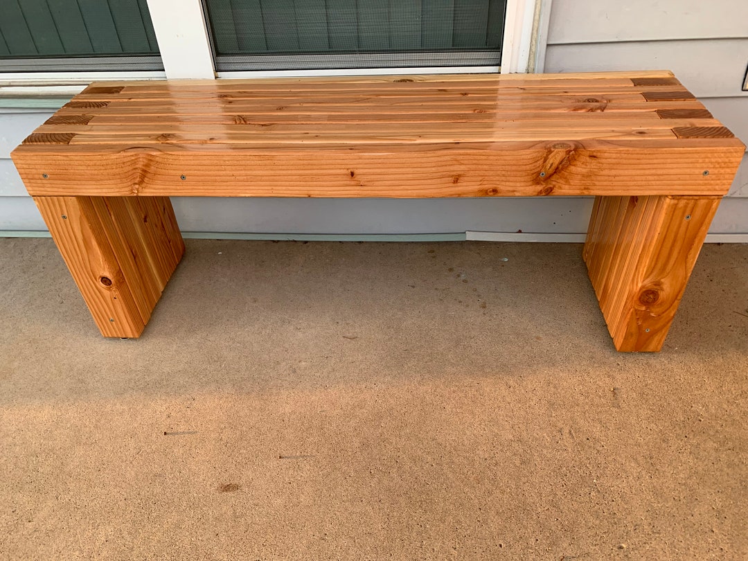 Prototype Fingerjoint Bench Outdoor/indoor Bench Etsy