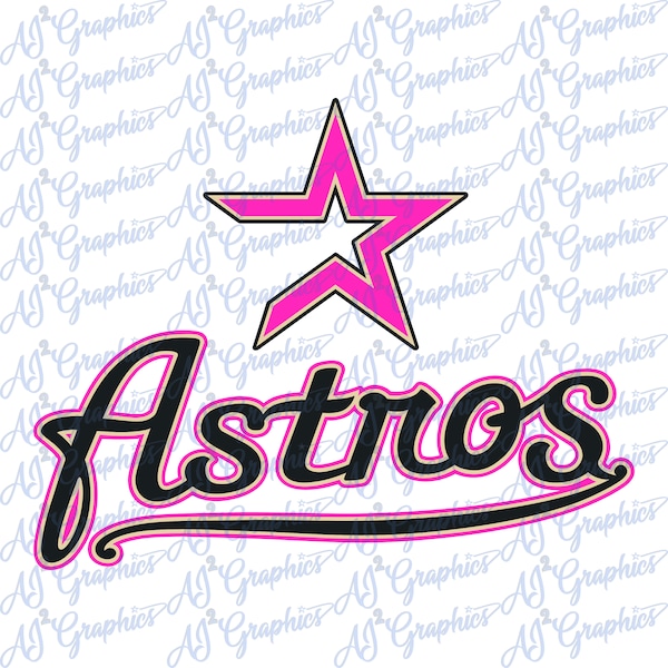 Astros - Black & Pink