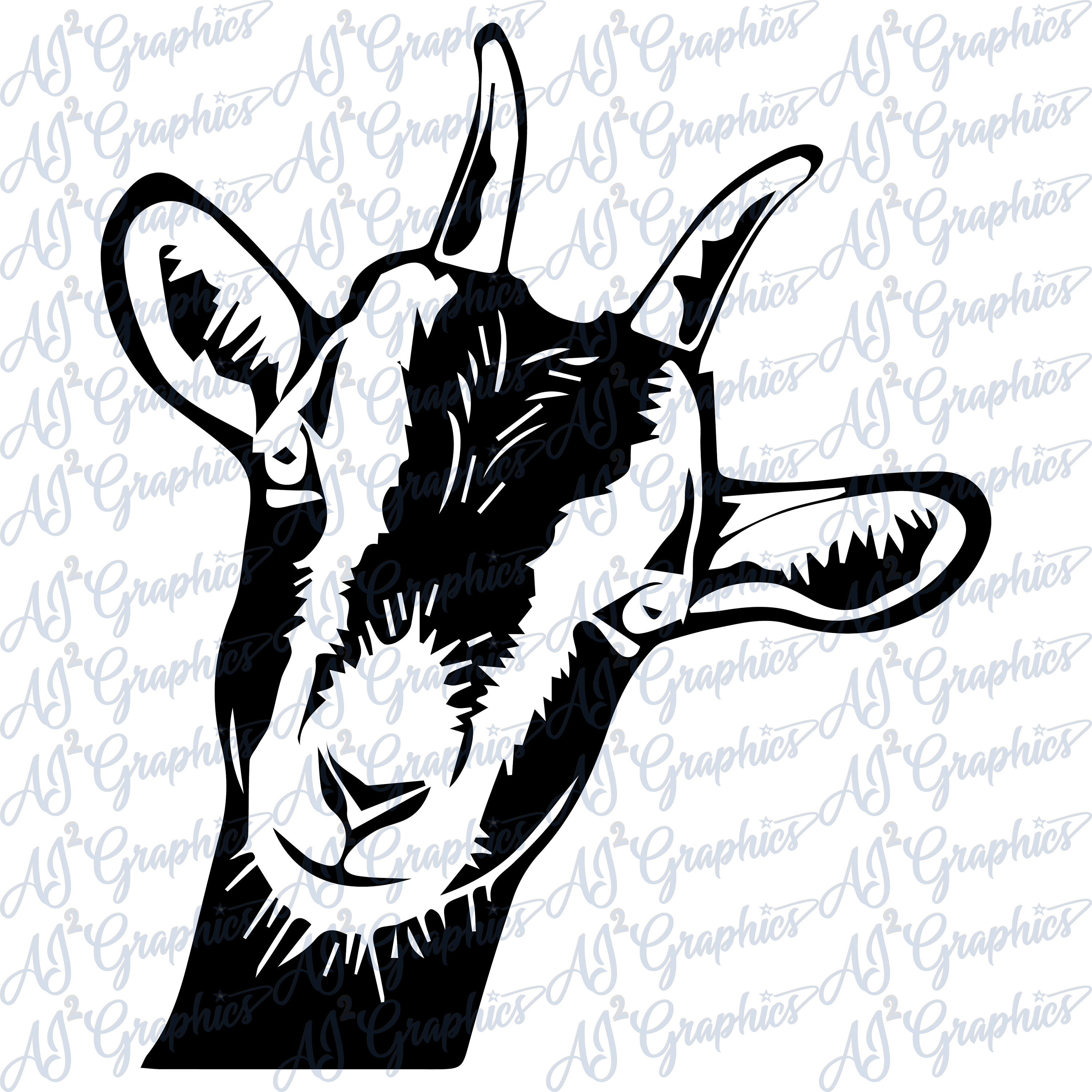 Goat Head Tilt SVG, PNG, Jpeg Etsy