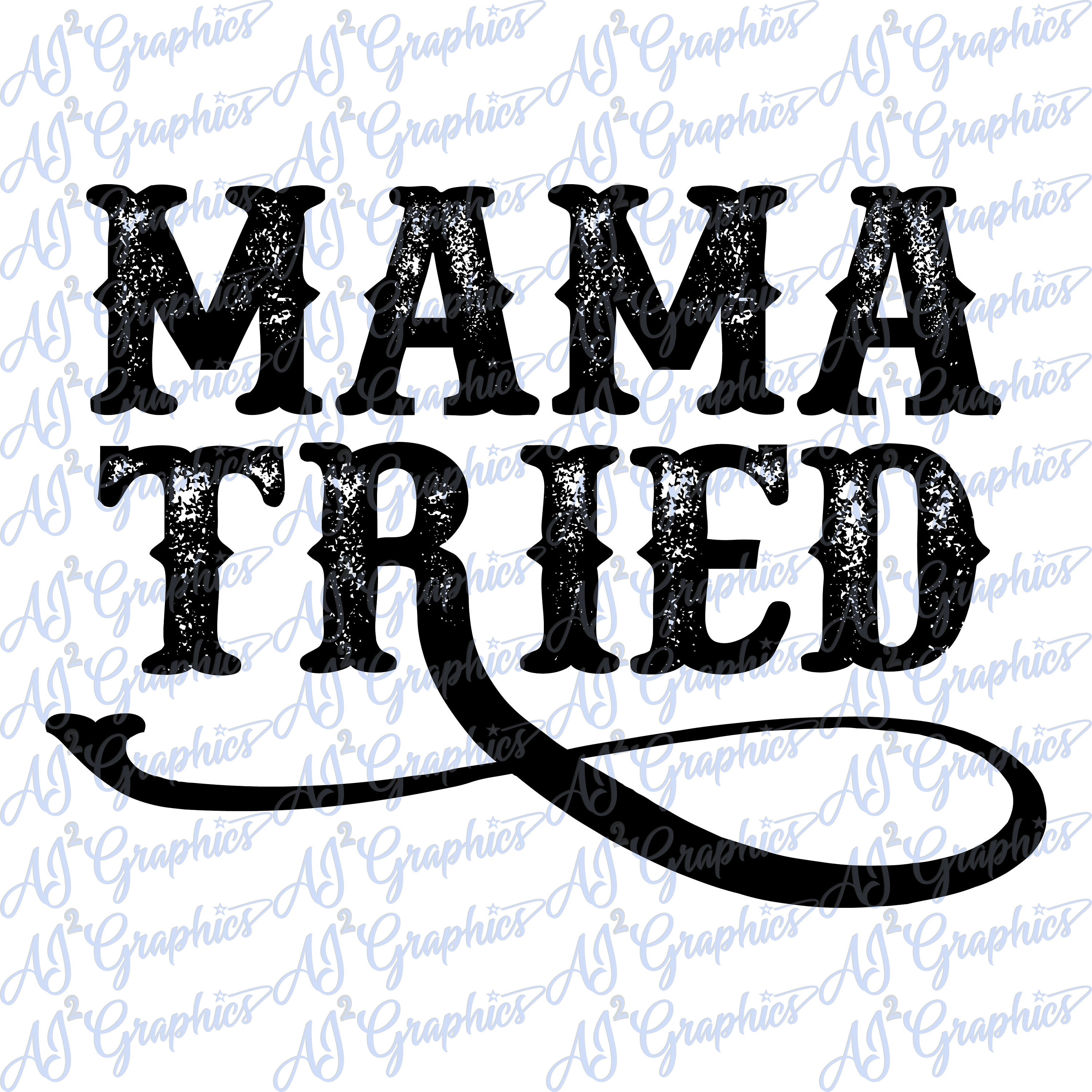 Mama Tried Distressed - Etsy