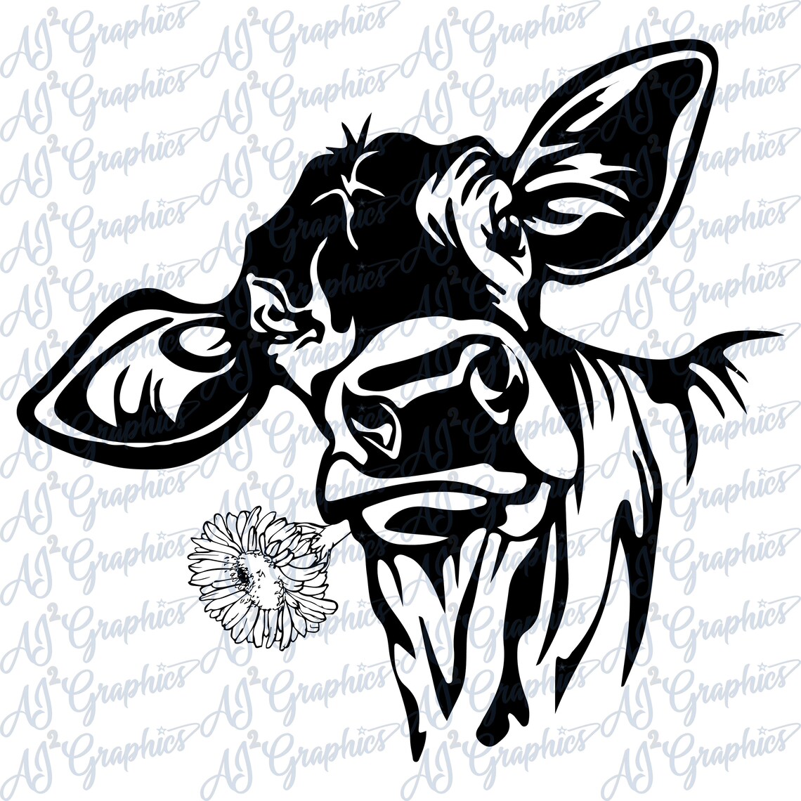 Gerber Cow SVG, PNG, Jpeg Etsy