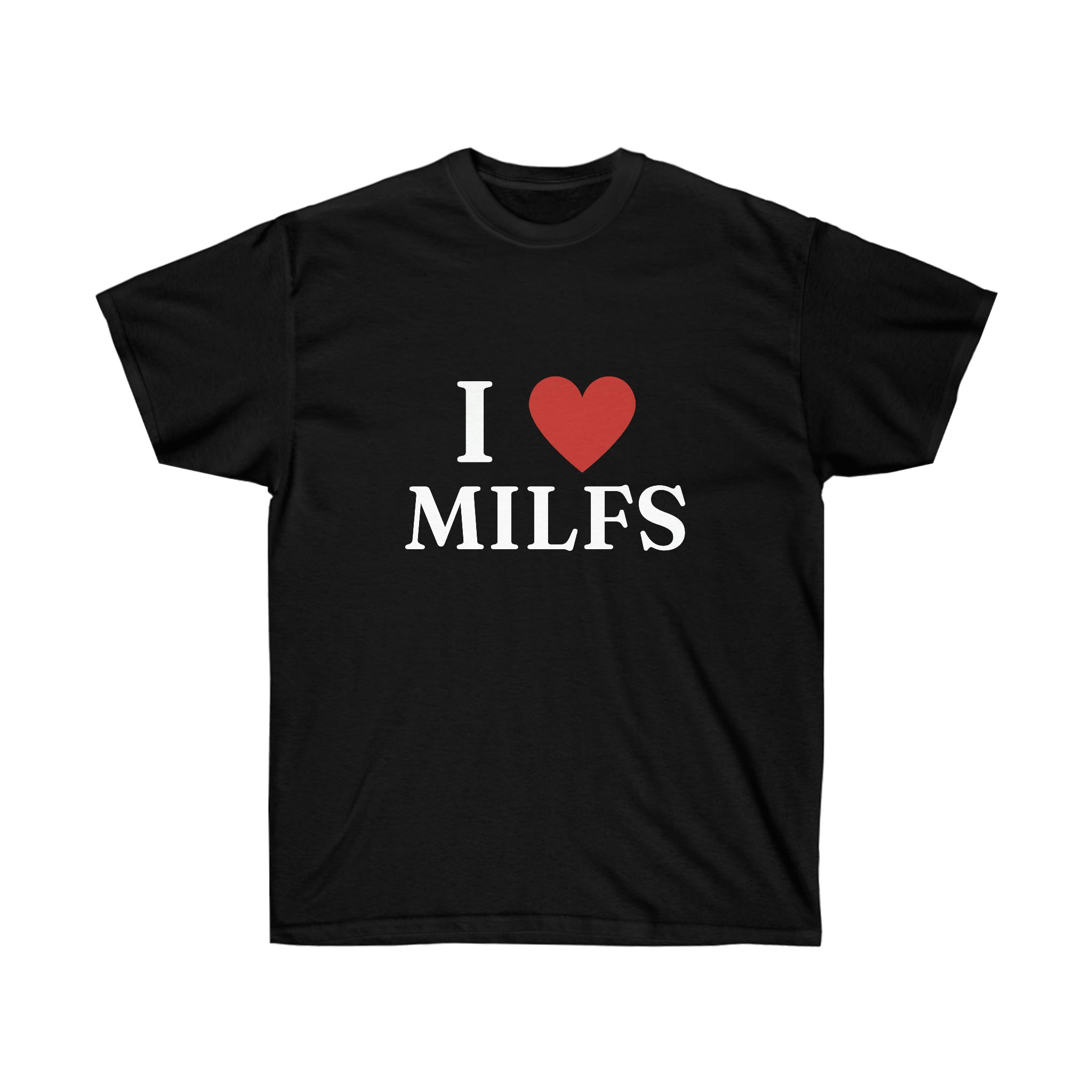I Heart MILFS Graphic T-shirt | Funny Hot Moms Tee - Etsy