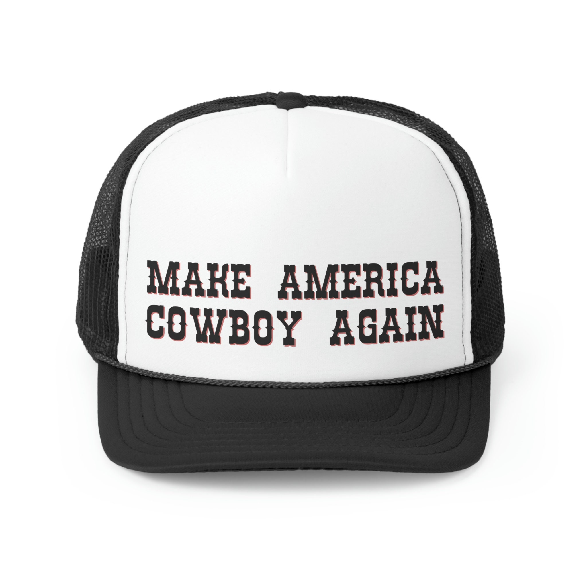 Make America Cowboy Again Trucker Hat | Western USA Cap - Etsy