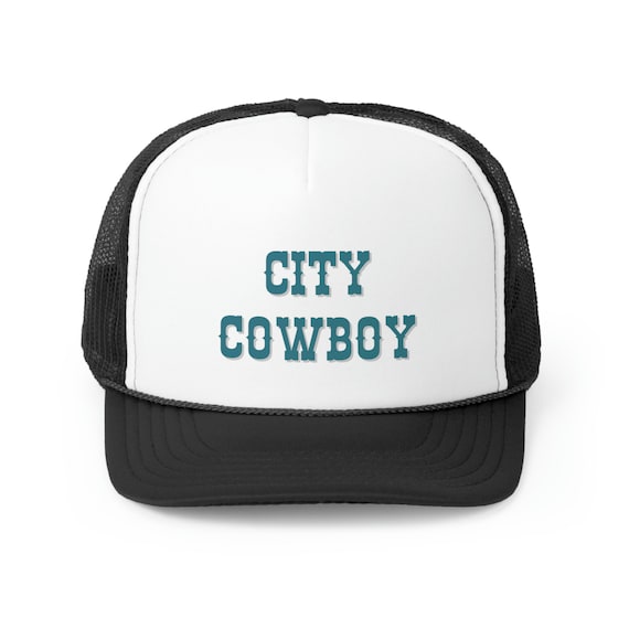 City Cowboy Trucker Hat | Cowboy Western Country Graphic Cap  display picture 1