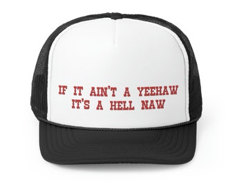 Cappello da camionista Yeehaw / Cappellino Western grafico