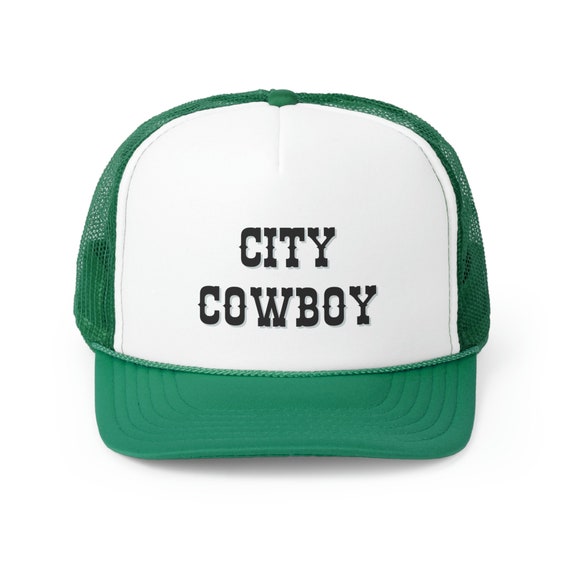 City Cowboy Trucker Hat | Cowboy Western Country Graphic Cap  display picture 3