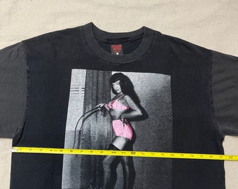 Vintage 90s Fashion Victim Bettie Page Bondage Graphic T