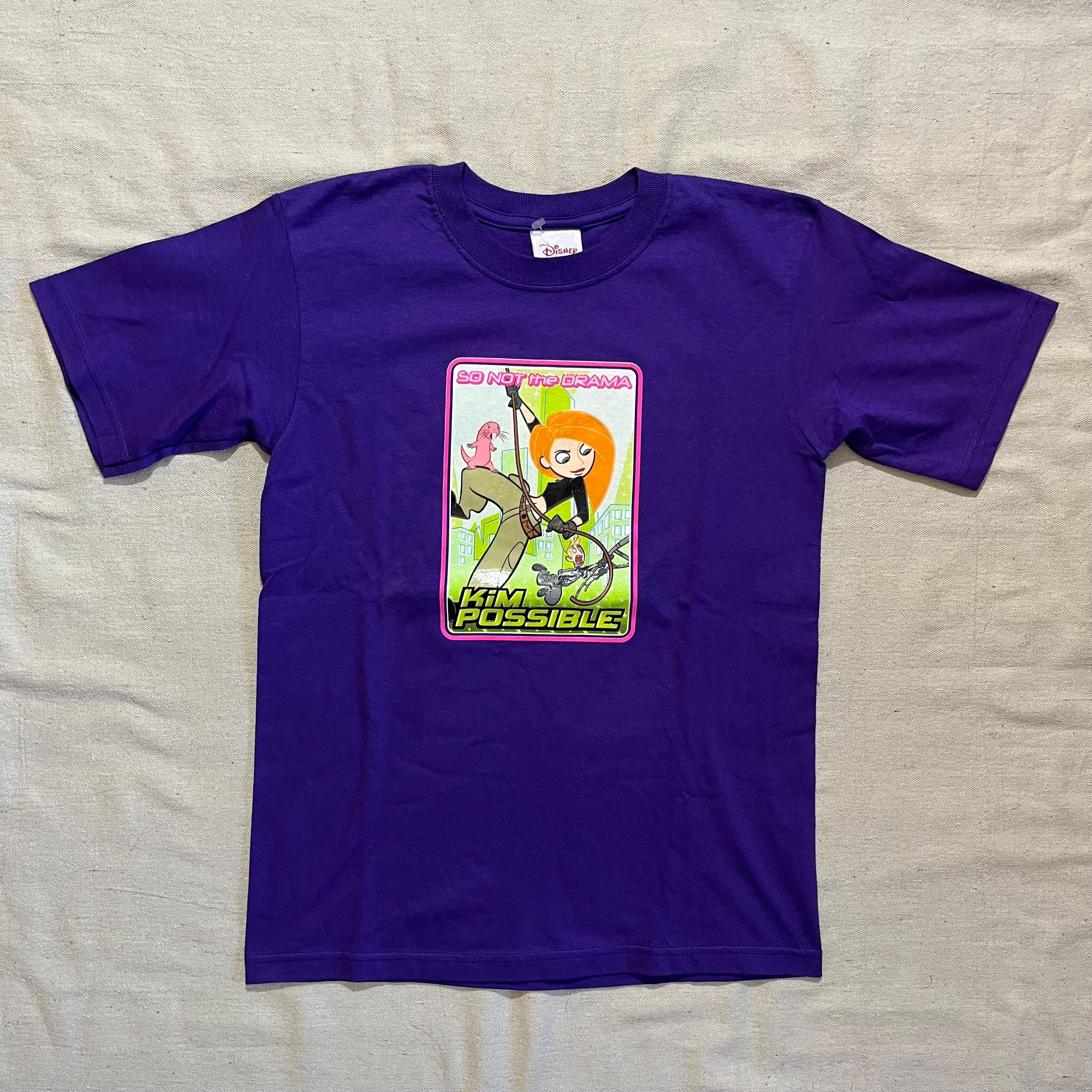 ディズニーチャンネル キムポッシブル Tシャツ ヴィンテージ Y2K キム・ポッシブル グラフィック Tシャツ、ディズニー