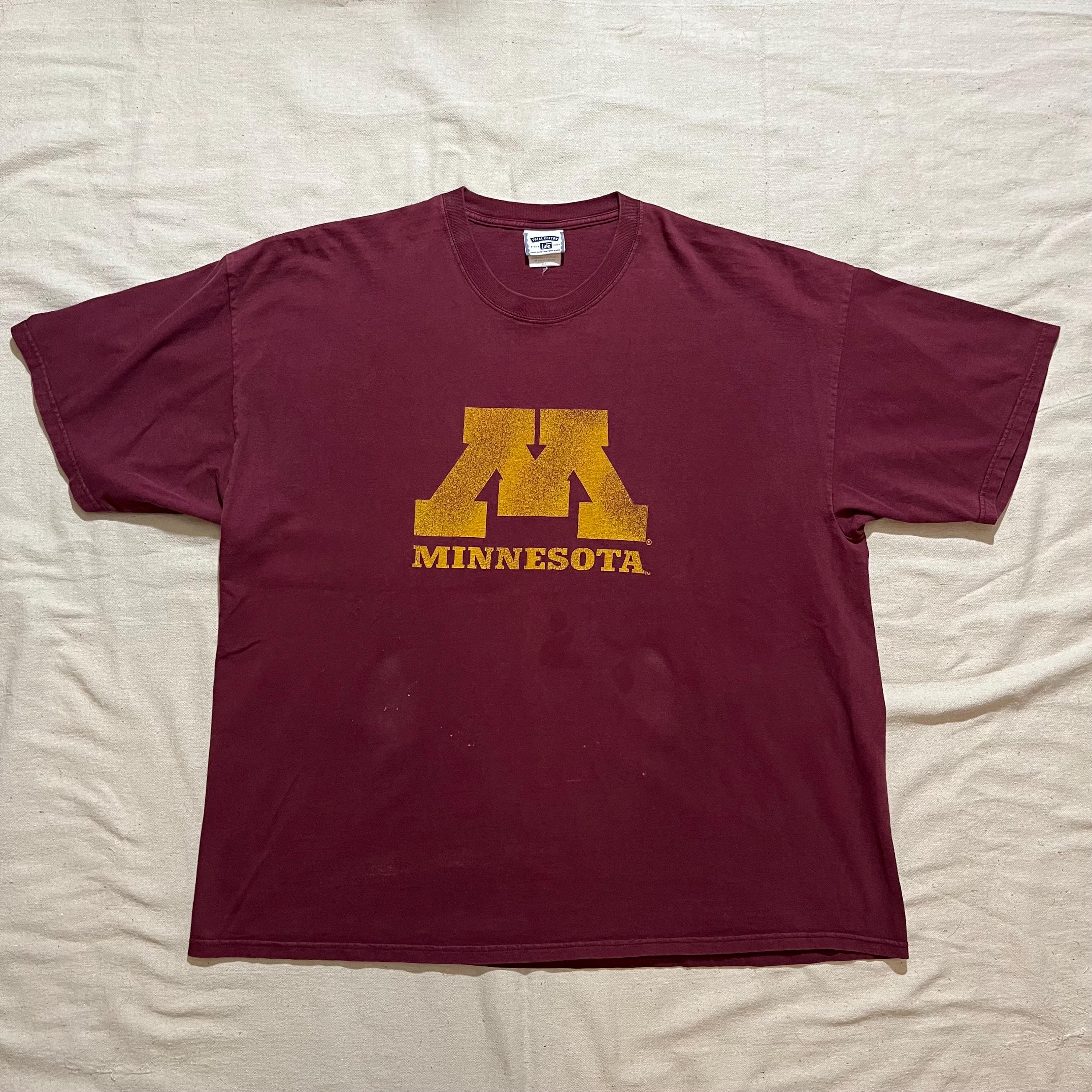 T-shirt Vintage Années 80 Minnesota - Marron, Taille S, Coton, Occasion Très Bon état