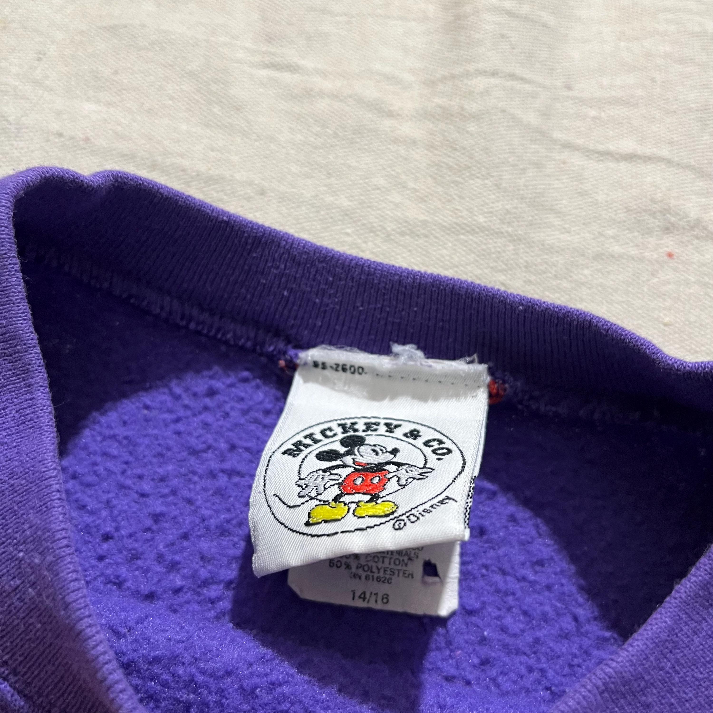 Vintage 90s Kids Youth Disney Mickey Mouse and Co Crewneck 