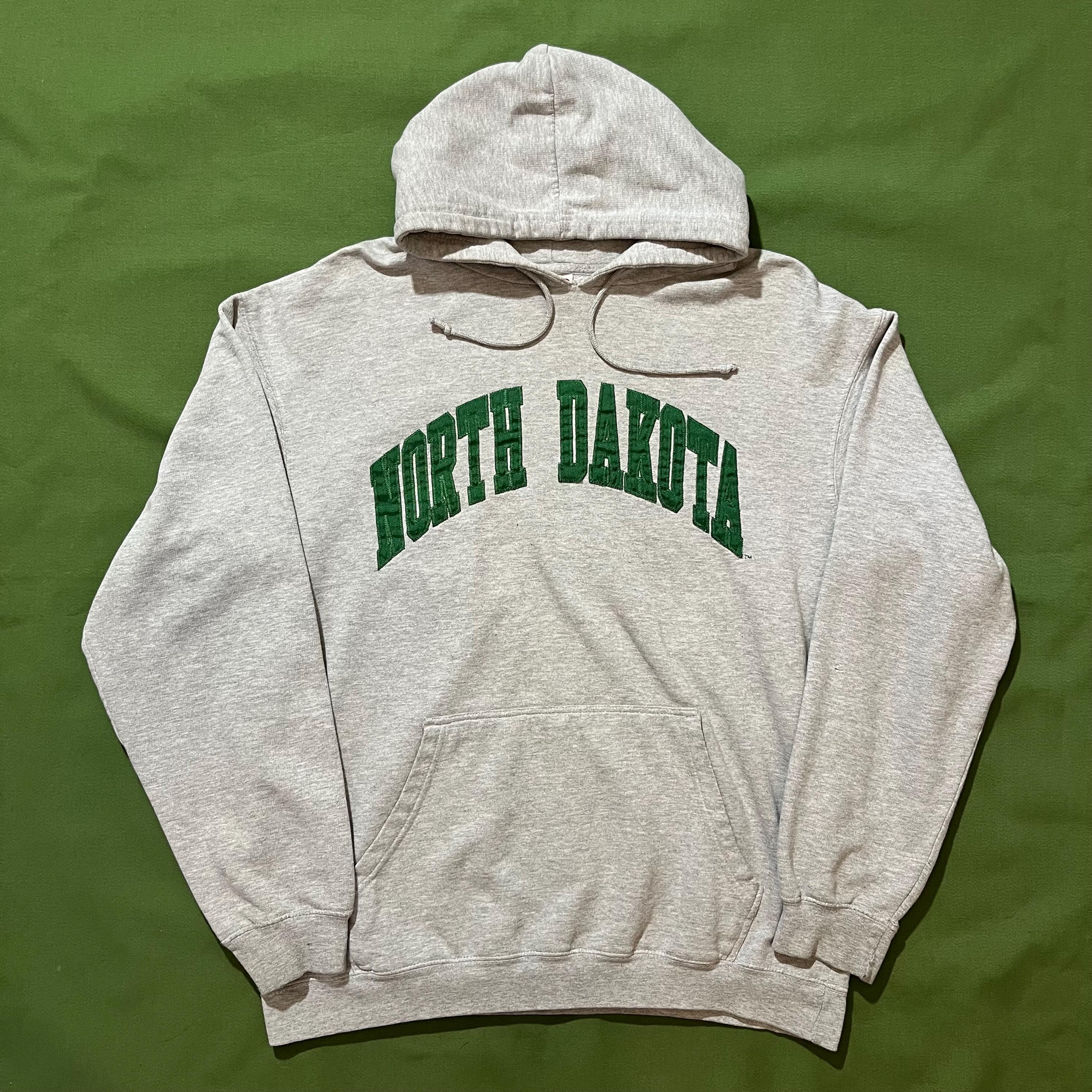 ヴィンテージ ノースダコタ大学 刺繍パーカー - Y2K カレッジ 