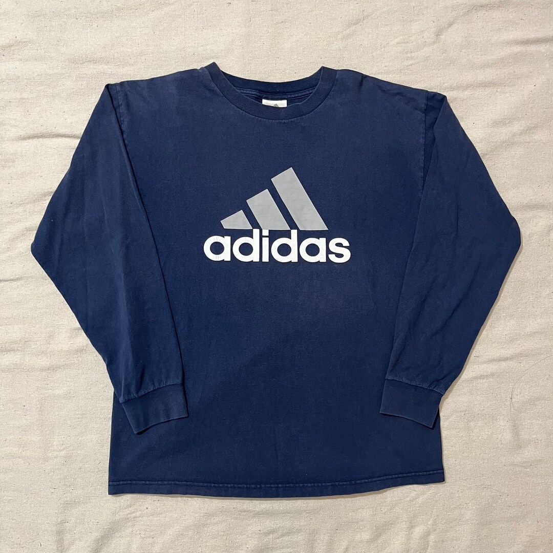 90s 00s adidas ベースボールシャツ 古着 ヴィンテージ Y2K 美品】 90's アディダス デサント製 ヴィンテージ ベースボール