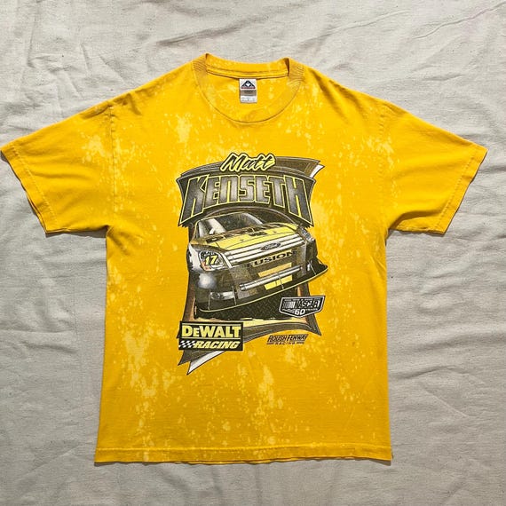 Vintage 00s Y2K Nascar Matt Kenseth Dewalt Racing Racecar Graphic