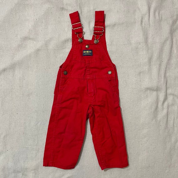 Vintage 80s Kids/Toddler Oshkosh B’Gosh Overalls … - image 1