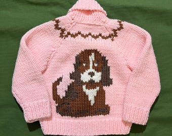 ヴィンテージ 70年代 カウチンニット セーター トナカイ柄 カナダ製