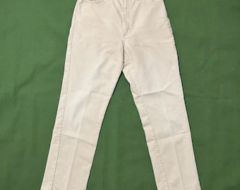 Vintage jaren 80 dames/vrouwen Sheplers westernbruine broek maat 12, 29 x 29 inch