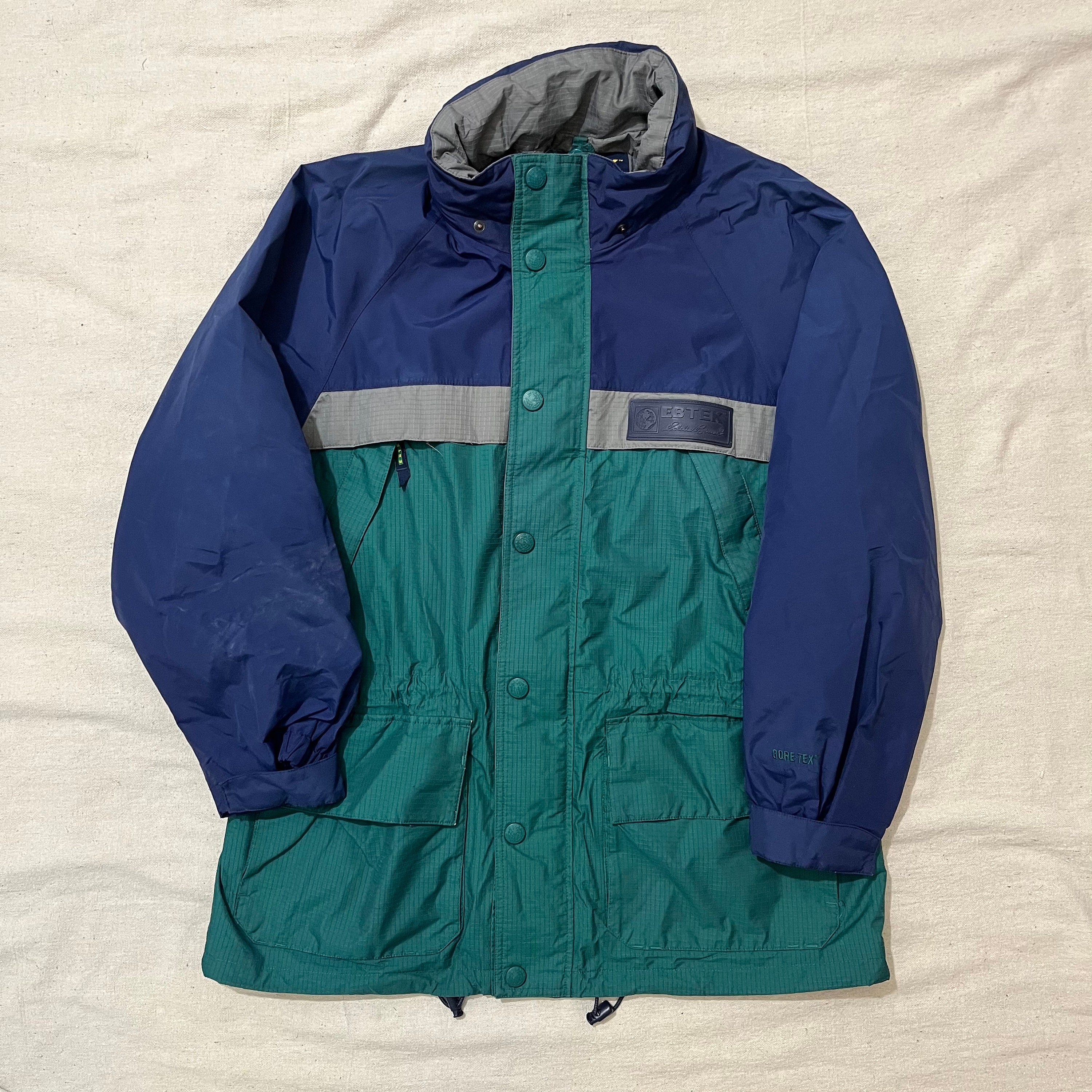 Vintage 90s Goretex Eddie Bauer Ebtek Parka Jacket Blue Vintage 90s Goretex Eddie Bauer Ebtek Parka Jacket Blue