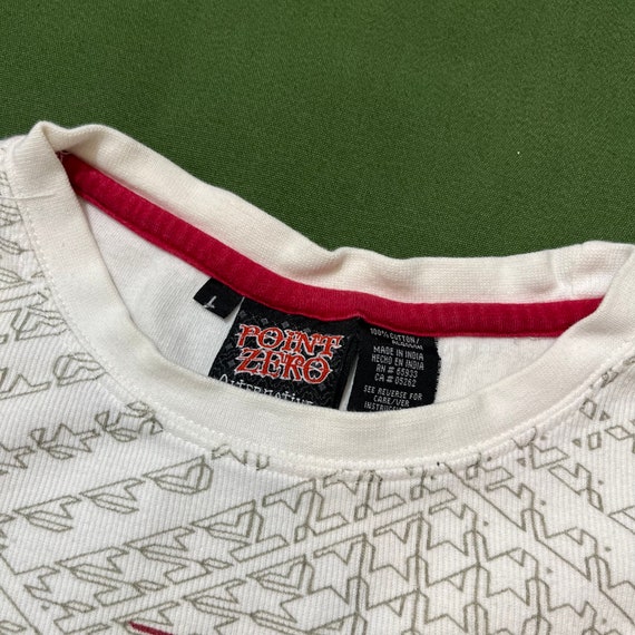 Vintage 00s Y2K Point Zero Alternative Skate Thermal Longsleeve