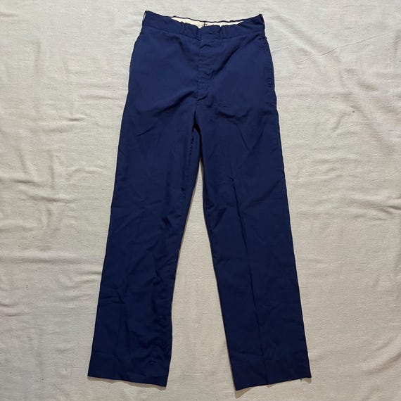 パンツ STONE  80s MARINE TROUSERS NAVY Vintage 80s US Military Navy Trousers Pants Blue 32 X 32 - Etsy